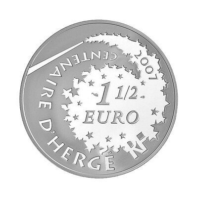 سکه 1.5 یورویی تن تن
