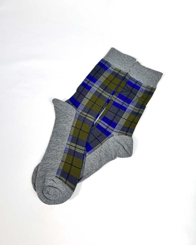 جوراب چهارخونه سبز