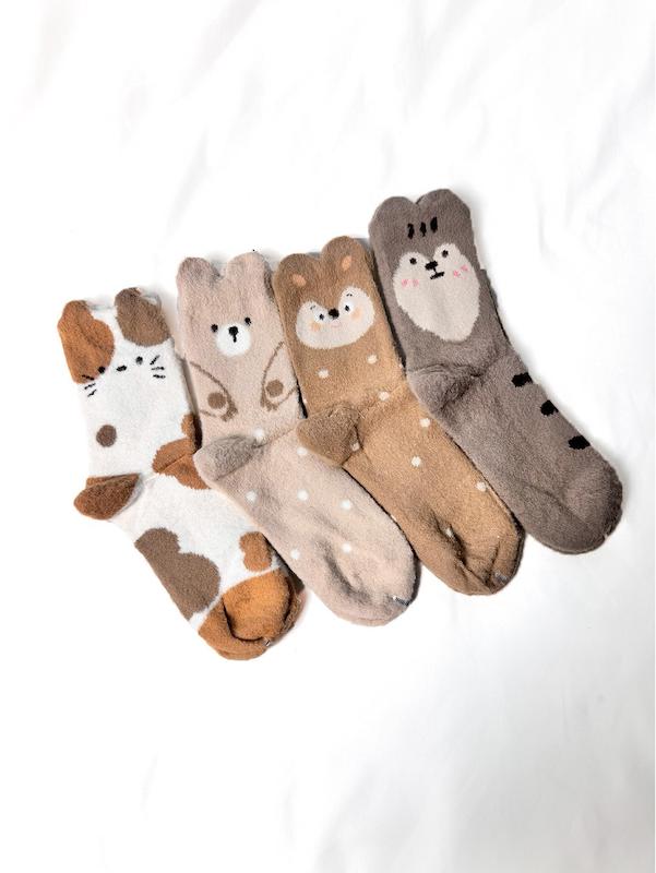 جثراب پشمی گربه نارنجی