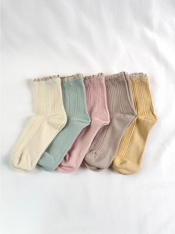 جوراب لب گیپور پاستلی 