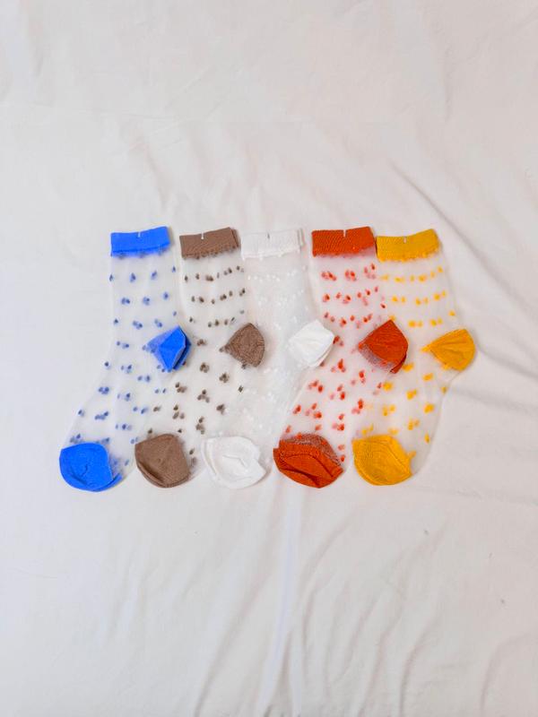 جوراب ادایی خالدار