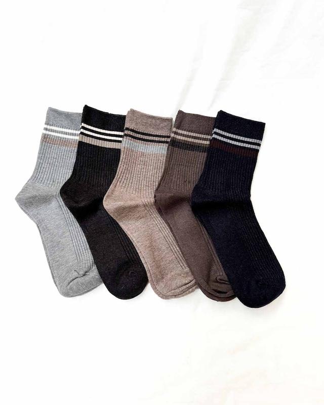 جوراب کبریتی مردانه سه خط