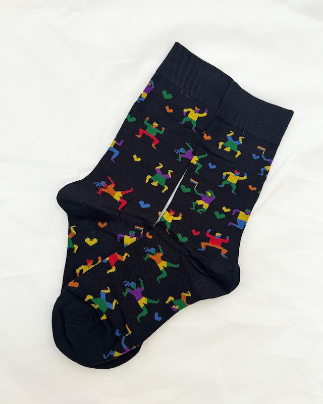 جوراب رنگین کمان