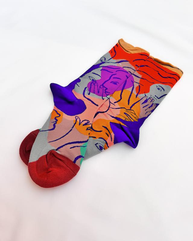 جوراب نجوای رنگ ها