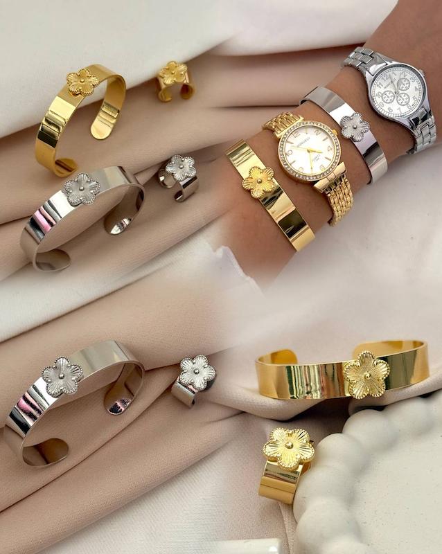 ست دستبند انگشتر ونکلیف