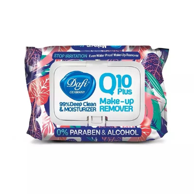 دستمال مرطوب آرایش پاک کن چشم و صورت دافی حاوی Q10
