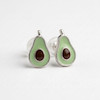 گوشواره نقره دخترانه آووکادو