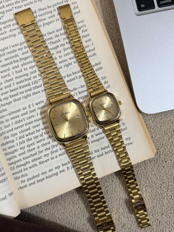 ساعت کاسیو اولدمانی طلایی 💫✨