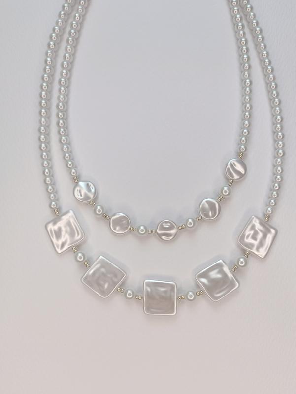 گردنبند مرواریدی کد 001