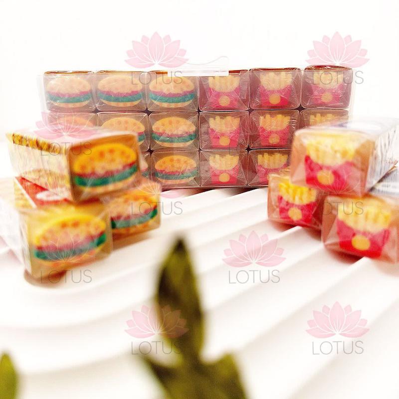 🍔پاکن‌ مغزدار طرح فست‌فود🍟