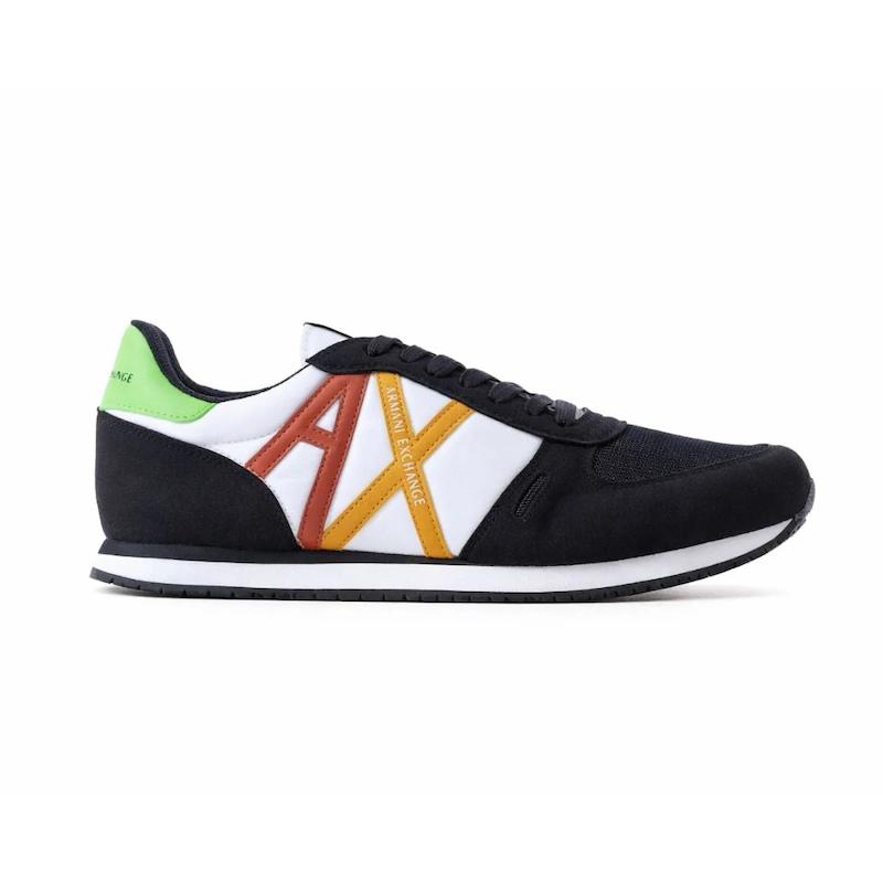 کفش اسنیکرز مردانه برند آرمانی اکسچنج (Armani Exchange)مشکی چند رنگ