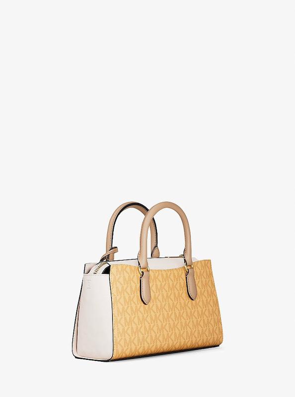 کیف دستی زنانه برند مایکل کورس (Michael Kors) نارنجی شیری