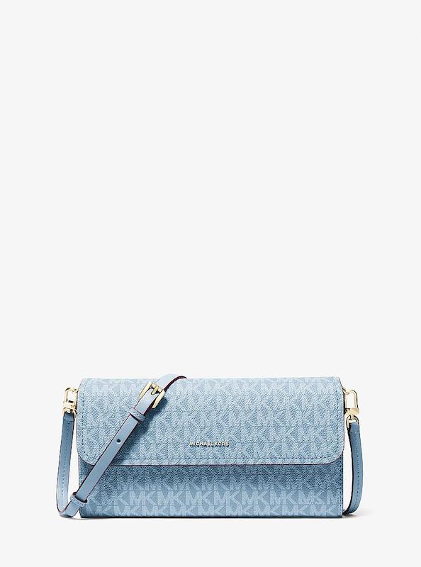 کیف دوشی زنانه برند مایکل کورس (Michael Kors) آبی