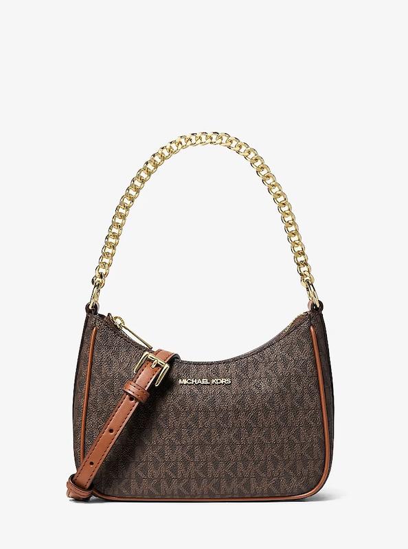 کیف دوشی زنانه برند مایکل کورس (Michael Kors) قهوه ای عسلی 