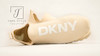 کفش اسنیکرز زنانه برند دی کی ان وای (DKNY) کرم