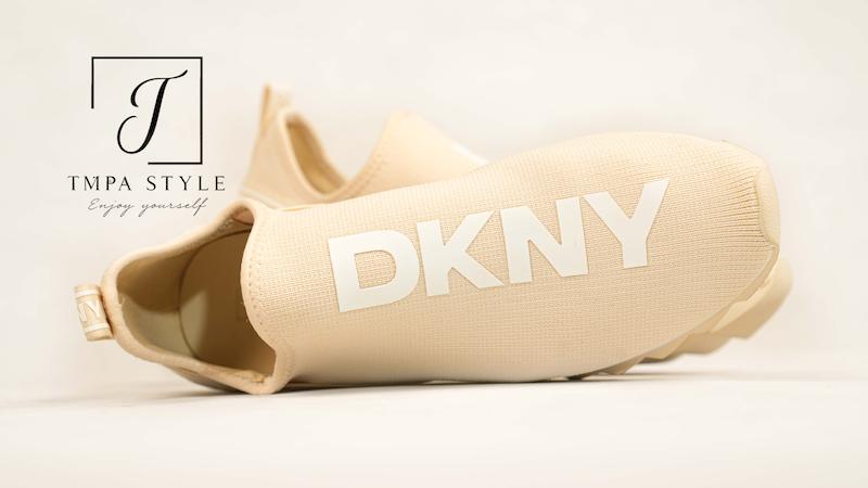 کفش اسنیکرز زنانه برند دی کی ان وای (DKNY) کرم