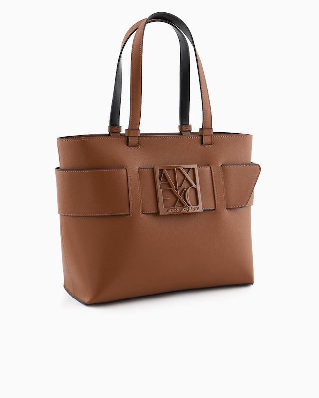 کیف دستی زنانه برند آرمانی اکسچنج (Armani Exchange) عسلی