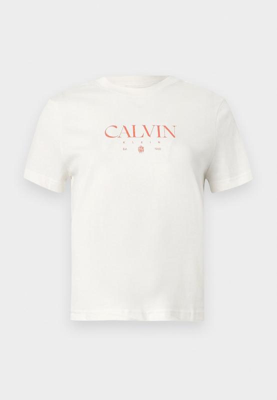 تیشرت زنانه برند کالوین کلاین (Calvin Klein) شیری 