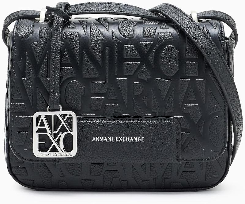کیف دوشی  زنانه برند آرمانی اکسچنج (Armani Exchange) مشکی