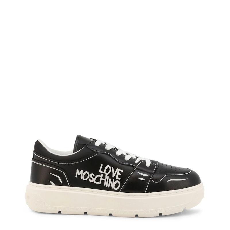 کفش اسنیکرز زنانه برند لاو ماسچینو (LOVEMOSCHINO)مشکی