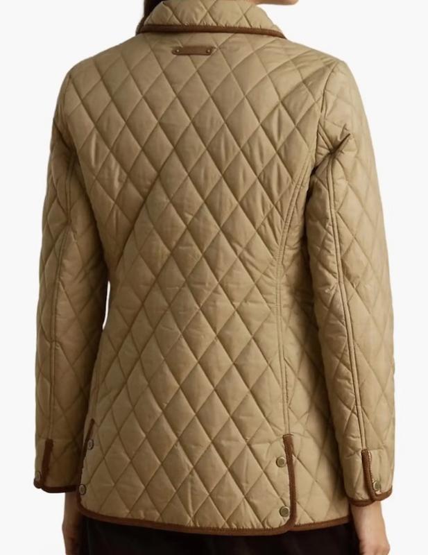 کاپشن زنانه برند رالف لورن (Ralph Lauren) کرم