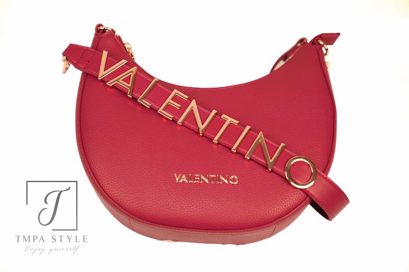 کیف دوشی  زنانه برند ولنتینو (Valentino) زرشکی