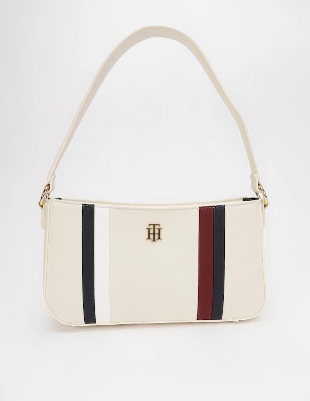 کیف دستی زنانه برند تامی هیلفیگر (Tommy Hilfiger) شیری
