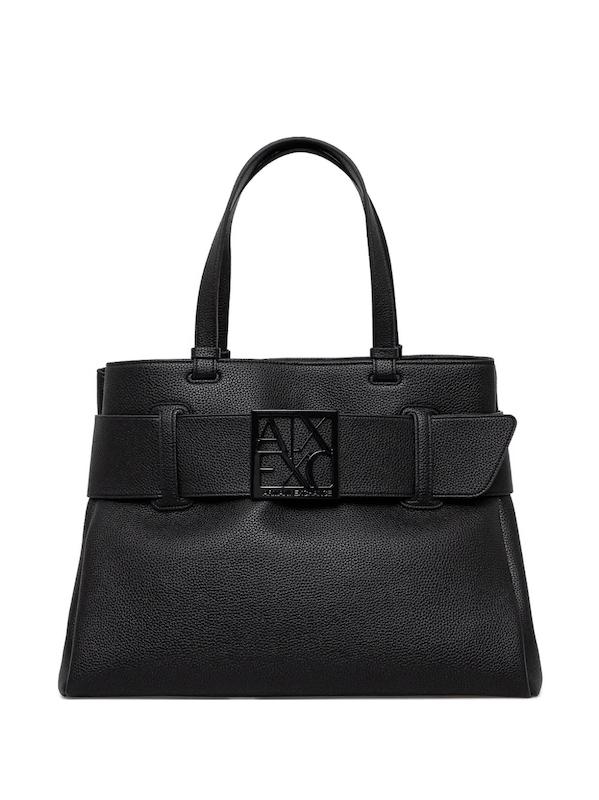 کیف دوشی  زنانه برند آرمانی اکسچنج (Armani Exchange) مشکی