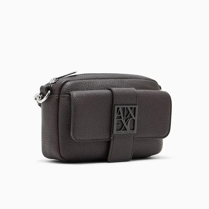 کیف دوشی  زنانه برند آرمانی اکسچنج (Armani Exchange) قهوه ای