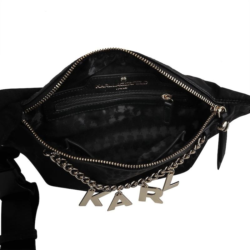 کیف کمری زنانه برند کارل لاگرفلد (KARL LAGERFELD) مشکی