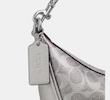 کیف دستی برند Coach نقره ای