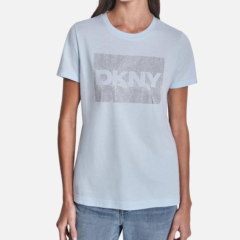 تیشرت زنانه برند دی کی ان وای (DKNY) آبی