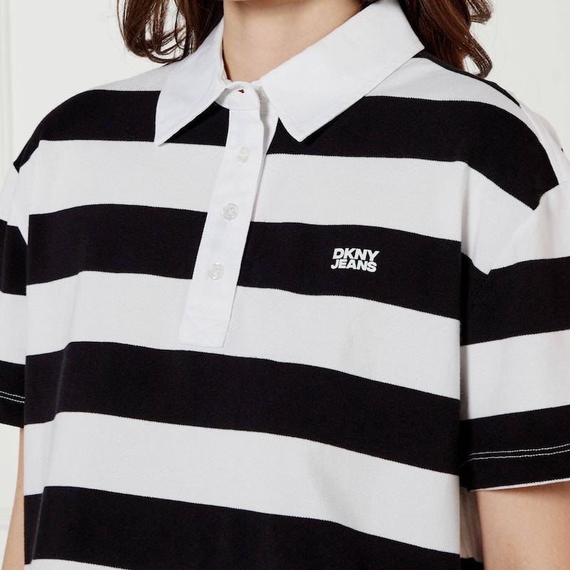 تیشرت زنانه برند دی کی ان وای (DKNY) سفید مشکی