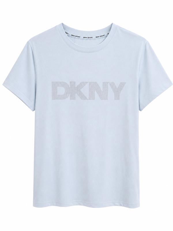 تیشرت زنانه برند دی کی ان وای (DKNY) ابی
