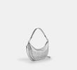 کیف دوشی  زنانه برند کوچ (COACH) نقره ای