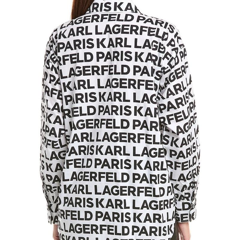 شومیز زنانه برند کارل لاگرفلد (KARL LAGERFELD) سفید