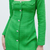 پیراهن زنانه برند زارا (ZARA) سبز
