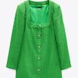 پیراهن زنانه برند زارا (ZARA) سبز