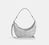 کیف دوشی  زنانه برند کوچ (COACH) نقره ای