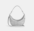 کیف دوشی  زنانه برند کوچ (COACH) نقره ای