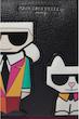 کیف دوشی  زنانه برند کارل لاگرفلد (KARL LAGERFELD) مشکی سرخآبی