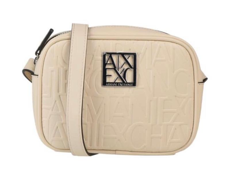 کیف دوشی  زنانه برند آرمانی اکسچنج (Armani Exchange)کرم