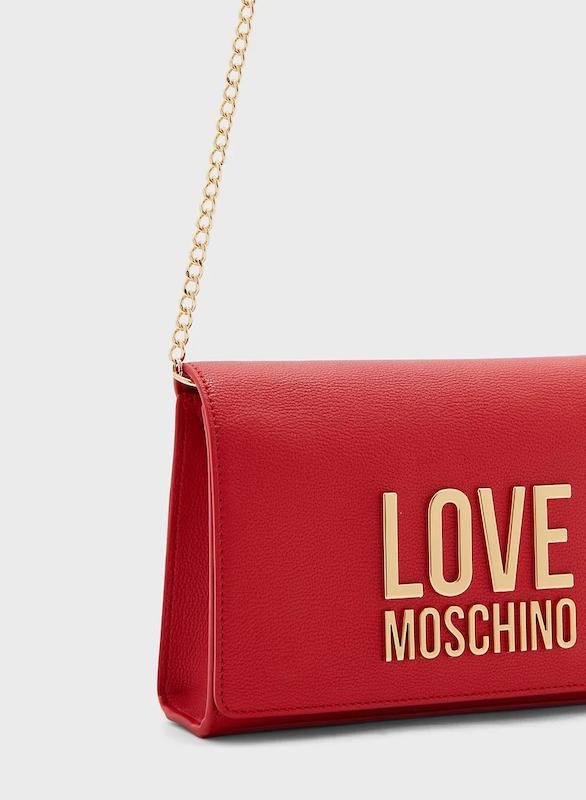 کیف دوشی زنانه برند لاو ماسچینو (LOVEMOSCHINO) قرمز