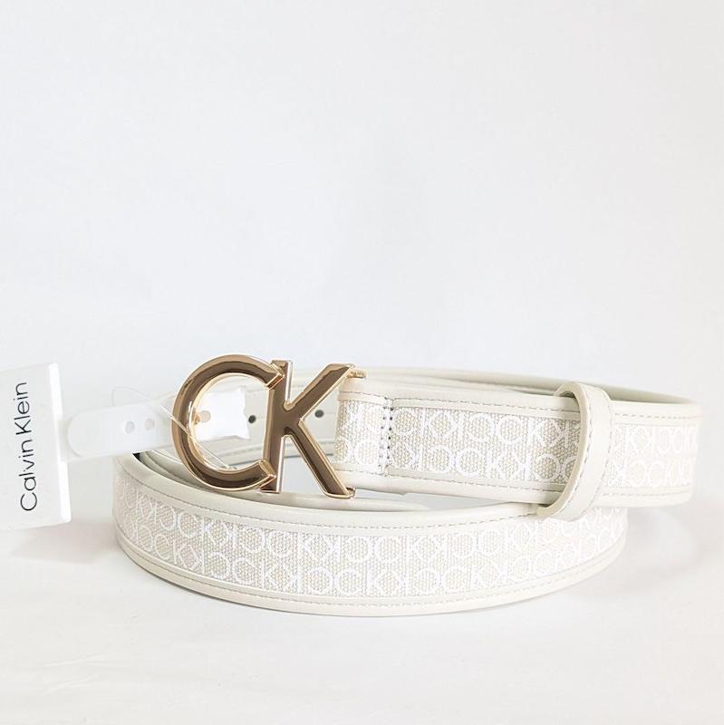 کمربند زنانه برند کالوین کلاین (Calvin Klein) شیری