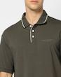 دپولوشرت مردانه برند آرمانی اکسچنج (Armani Exchange) سبز یشمی