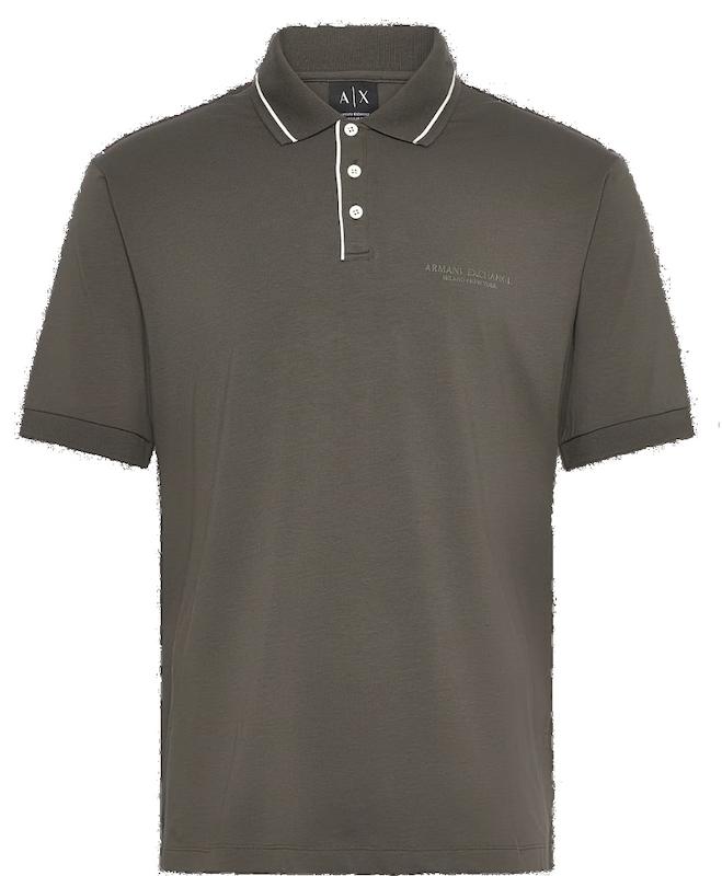 دپولوشرت مردانه برند آرمانی اکسچنج (Armani Exchange) سبز یشمی