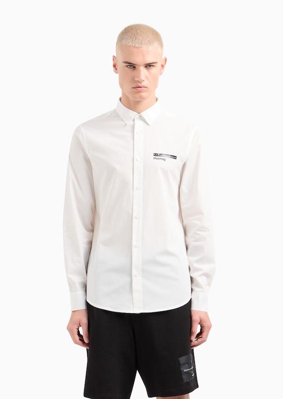 پیراهن مردانه برند آرمانی اکسچنج (Armani Exchange)سفید