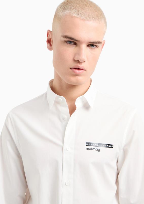 پیراهن مردانه برند آرمانی اکسچنج (Armani Exchange)سفید