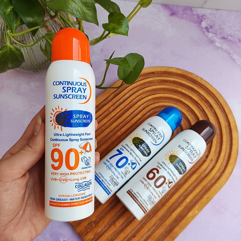 اسپری ضد آفتاب وکالی spf50,60,70,90