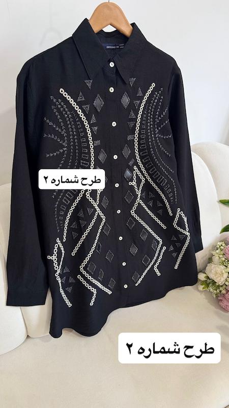 شومیز مشکی مجلسی در ۶ طرح لوکس و زیبا